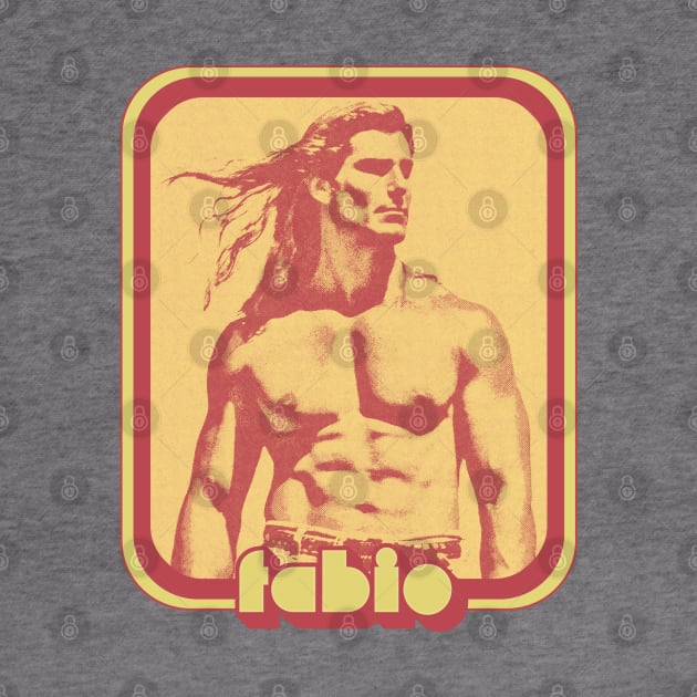 Fabio // Retro 90s Aesthetic Fan Design by DankFutura